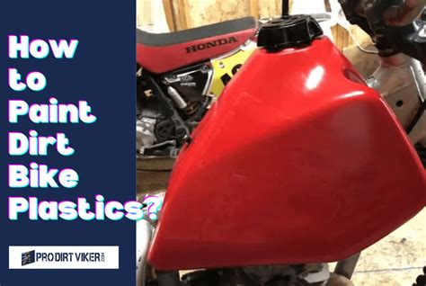 how to paint dirt bike plastics